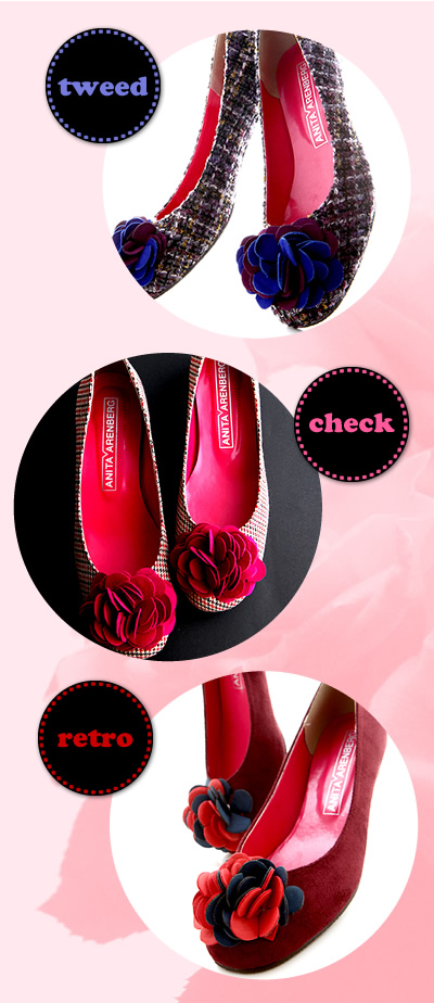 今年一押し　誰にも負けないファッションアイテム ANITAのアイコンフラワーパンプス